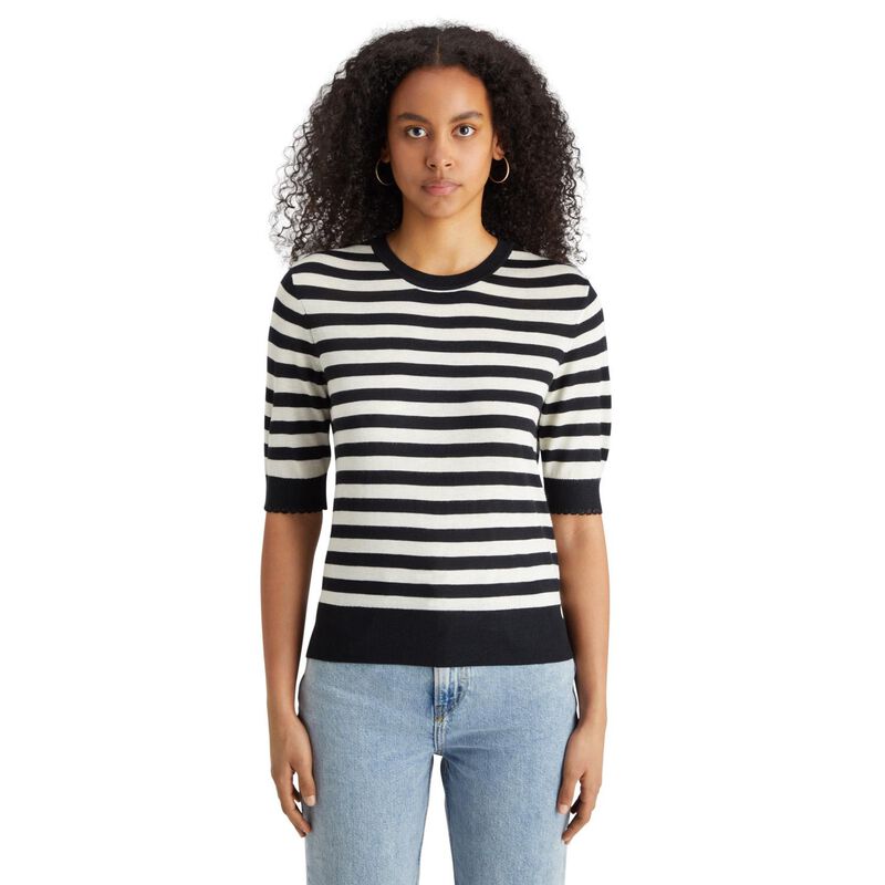 Scotch & Soda Crew Neck Short Sleeved Pullover image number 3